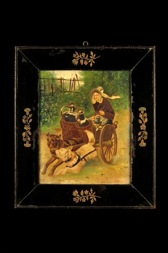 Amazing antique oil - antique, painting