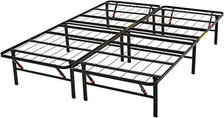 Amazon Basics Foldable Platform Bed Frame - Tool-Free Assembly - Under-Bed