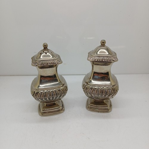 Antique silver plated salt - antique,