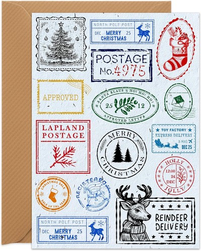 Seed paper christmas card - uk,