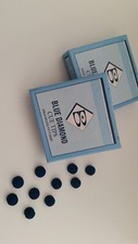 Blue Diamond Leather Snooker Pool Billiards Cue Tips 9 or 10mm