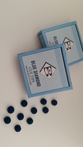 Blue diamond leather - leather, snooker