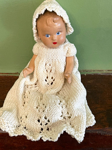 Vintage composition baby - baby, doll