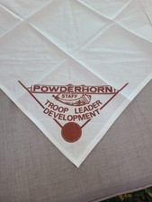 Boy Scouts of America Powderhorn Staff Troop Leader Development Neckerchief BSA