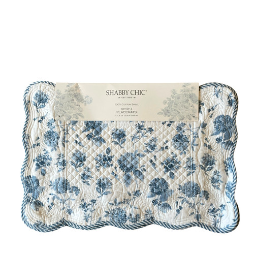 Shabby chic placemats blue - shabby,