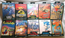 Sega Megadrive Video Game Bundle / Joblot  - All Cartridges Tested and Working 