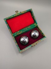 Vintage Chinese Baoding Balls Musical Chime Stress Relievers Health Meditation