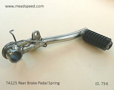 Yamaha TA125 Brake Pedal Return Spring, TA125 Brake Pedal Spring, 90508-23030-00