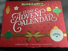 CALLAWAY SUPERSOFT 12 DAY ADVENT CALENDAR GOLF BALLS