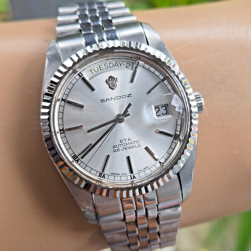 Sandoz men automatic watch - men's,