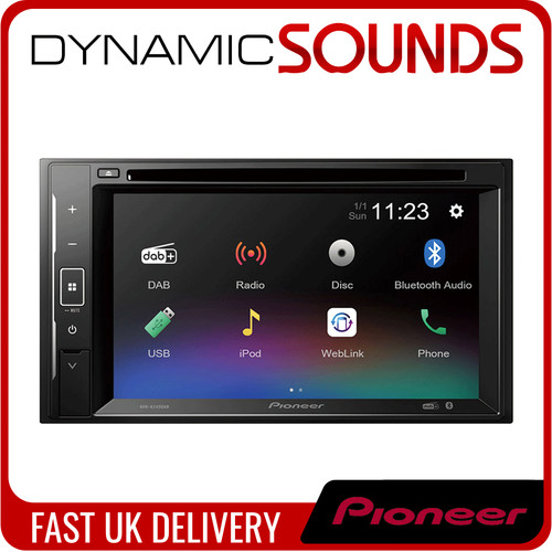 Pioneer avh a240dab cd - pioneer, 6.2"