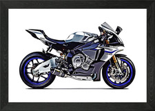 Yamaha R1 Framed Wall Art