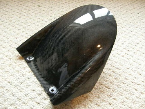 Carbon fibre rear hugger - carbon,