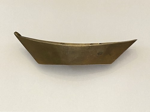 Vintage solid brass dory - vintage,