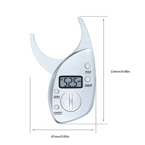 Body fat caliper tester - body,
