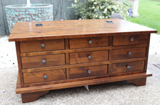LAURA ASHLEY GARRAT RANGE  9 DRAWER COFFEE TABLE ~SOLID BIRCH