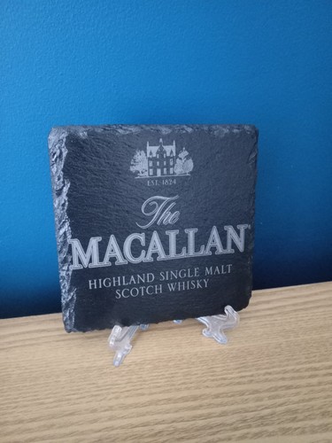 Macallan slate coaster - macallan,