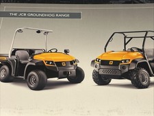 JCB Groundhog Range Sales Info Brochure Frameable 2008