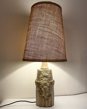 Studio Pottery Lamp By Bernard
