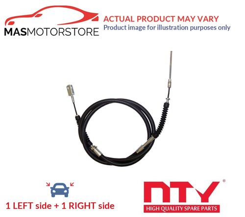 Handbrake cable pair - rear, nty