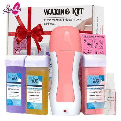 Depilatory roll wax kit - depilatory, on