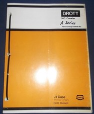 CUSTODIA DROTT 50C CRAWLER EXCAVATOR PARTS MANUAL BOOK CATALOG