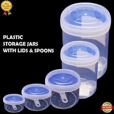 Plastic Storage Jar With Screw
