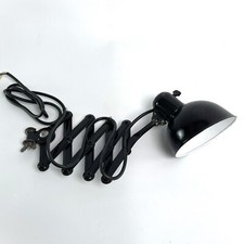 Original Kaiser Idell Lamp Scissor Lamp Wall Lamp Black 1930s