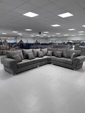 Special Offer - Reduced Price!!!! Luxury Verona Corner Sofa | Grey | 3C2 |