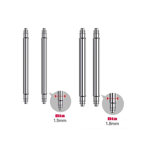 10x spring bars pins - 10x, watch