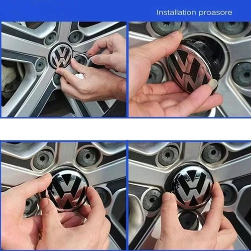 4pcs wheel centre caps 55 - 4pcs, vw