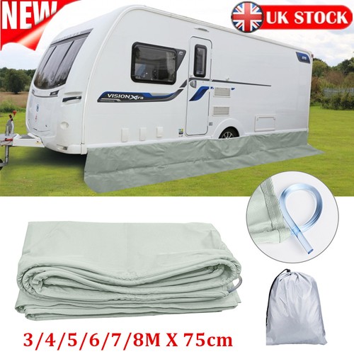 Caravan awning draught - awning, skirt