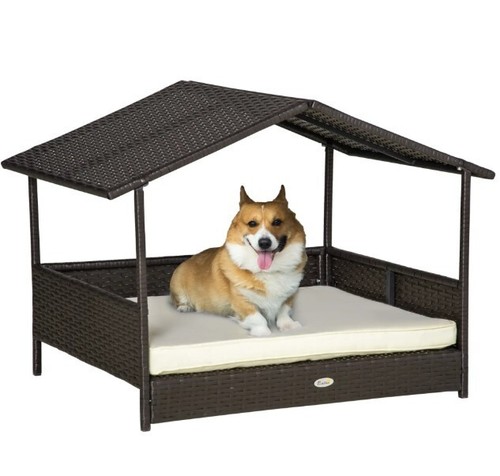 Wicker dog house rattan pet - wicker,
