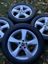 GENUINE 17" x 4 MERCEDES BENZ AMG  W447 VITO V CLASS VIANO ALLOYS WHEELS TYRES