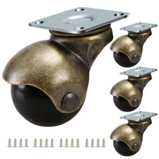 2 Vintage Caster Wheels 4-Pack