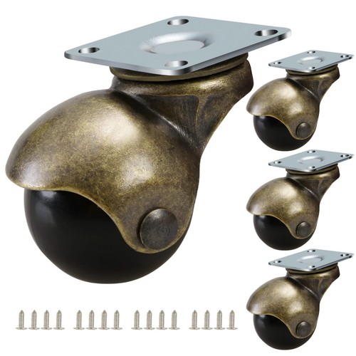 Vintage caster wheels pack - 2,