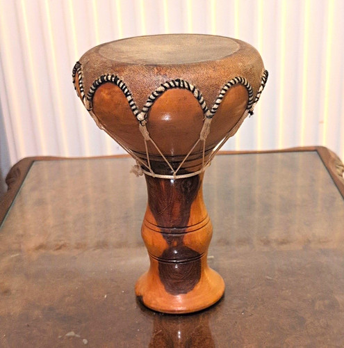 Hand carved wooden - wooden, djembe