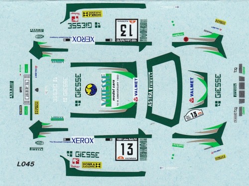 Decals rally - decals,