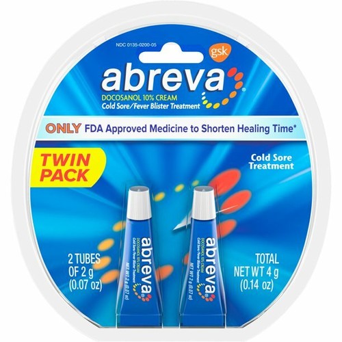 Abreva twin pack cold sore - pack,