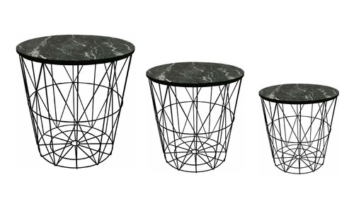 Modern round storage basket - round,