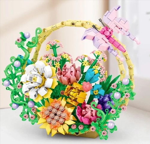 Flower bouquet building set - bouquet,