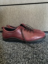 Ladies Ecco Burgundy Leather