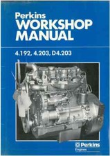 Perkins Diesel Engine 4.192 4.203 D4.203 Workshop Service Repair Manual