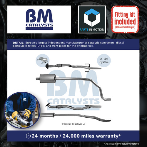 Exhaust pipe fitting - fitting, kit