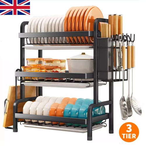 Tier dish drainer plate rack - dish,