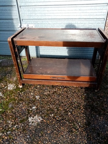 Folding tea trolley - folding, wheels