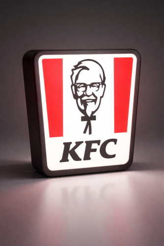 Kfc led neon lightbox light - lightbox,