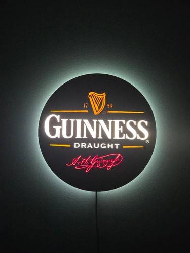 Guinness led wall - wall, light