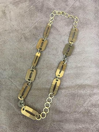 Marni long wood necklace - marni,