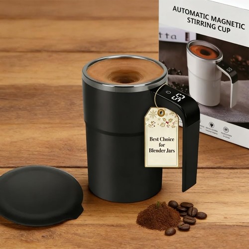 Electric coffee mug with - coffee,